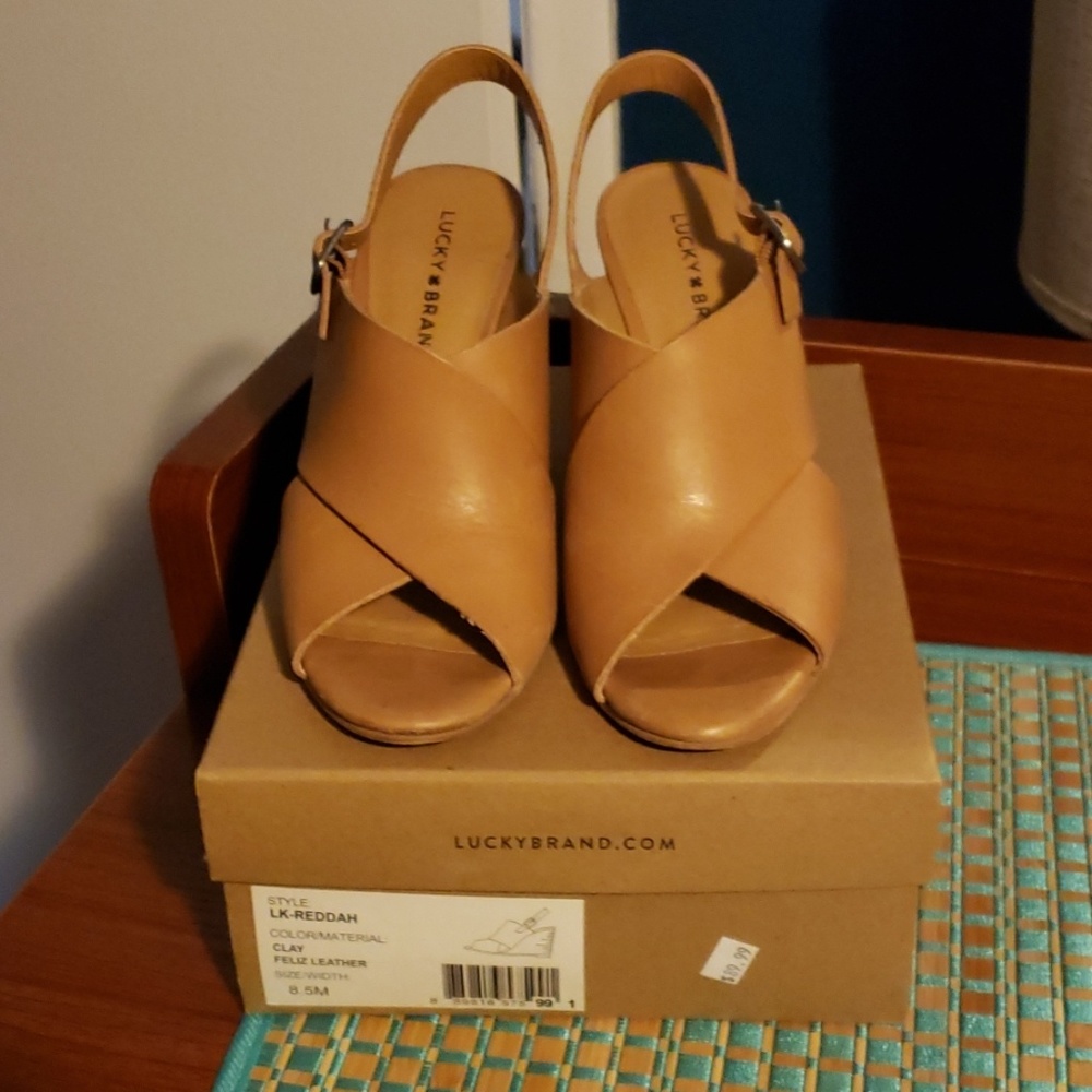 Beige Lucky Wedges